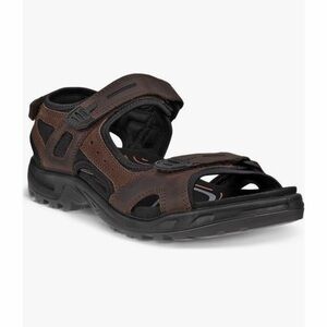 Ecco Men's Dark Brown Leather Sandals